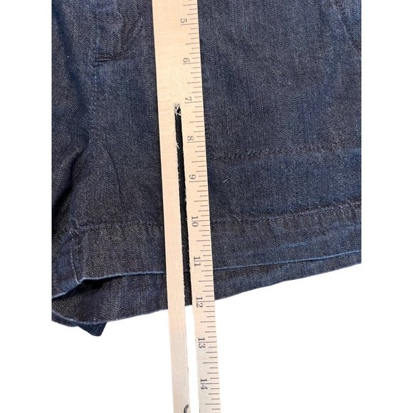 Loft Women’s Dark Denim Shorts Hemmed Size 0 /25 - Picture 7 of 7